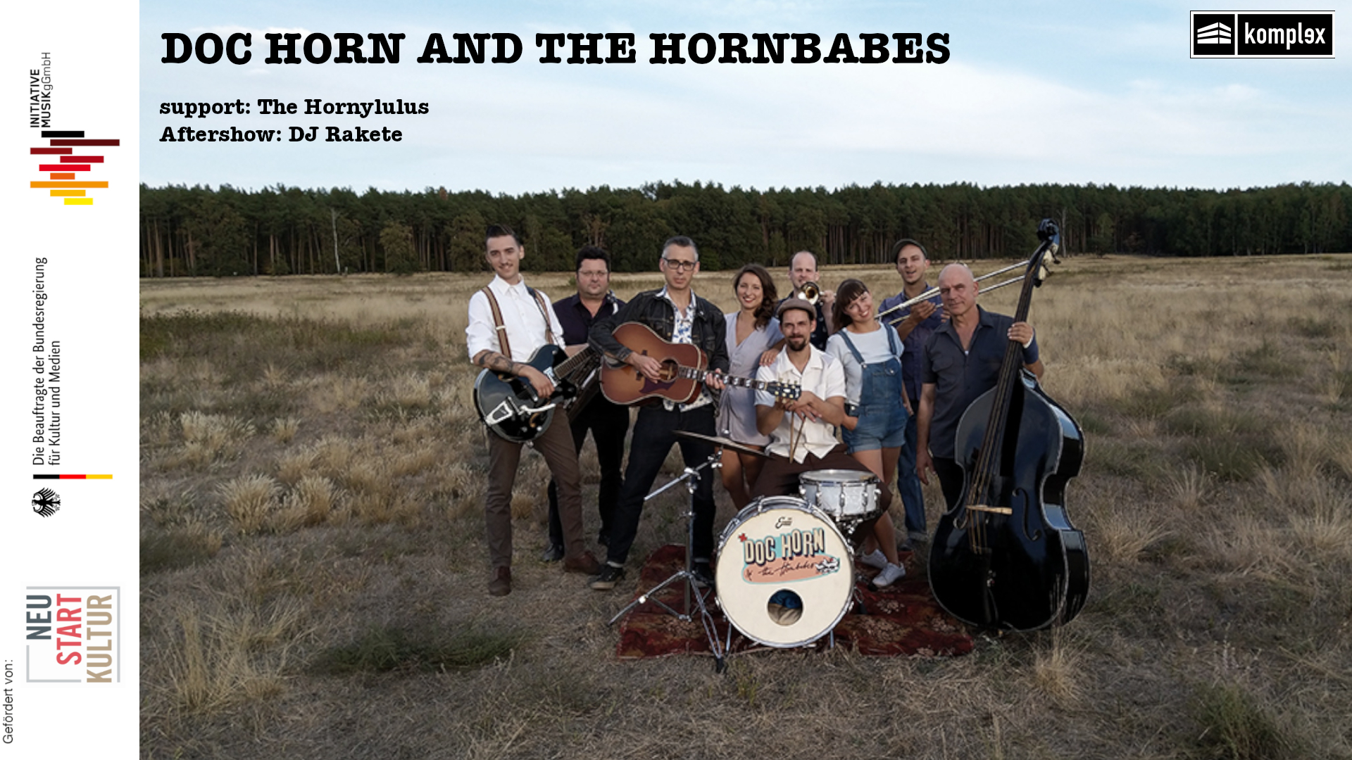 Doc Horn and The Horn Babes + The Hornylulus + DJ Rakete