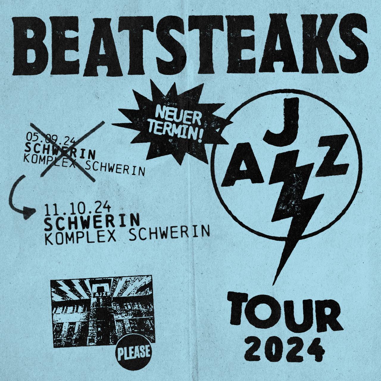 Beatsteaks AJZ TOUR 2024 /// TERMIN nochmal VERSCHOBEN