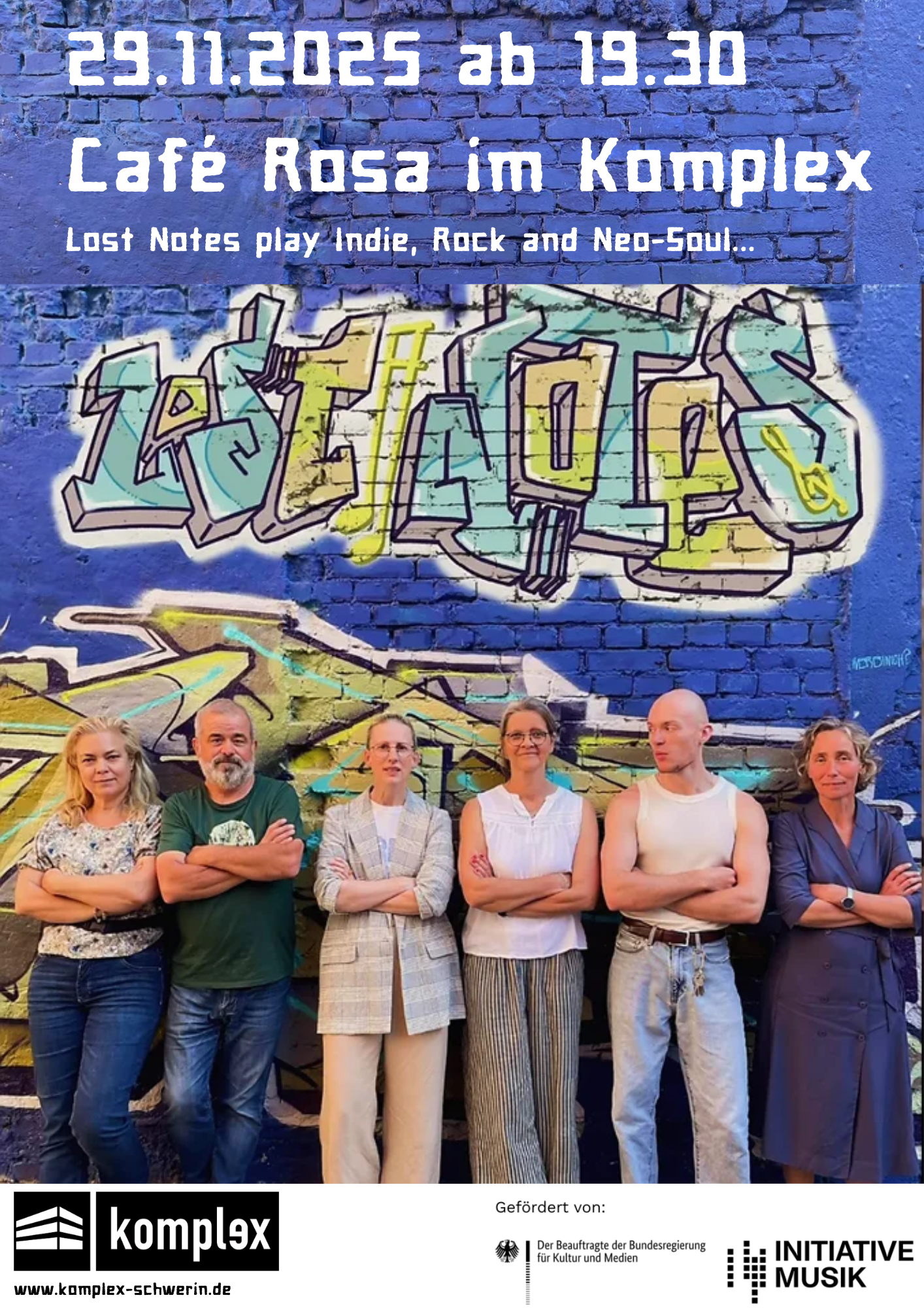 Live in Concert // Lost Notes play Indie, Rock and Neo-Soul
