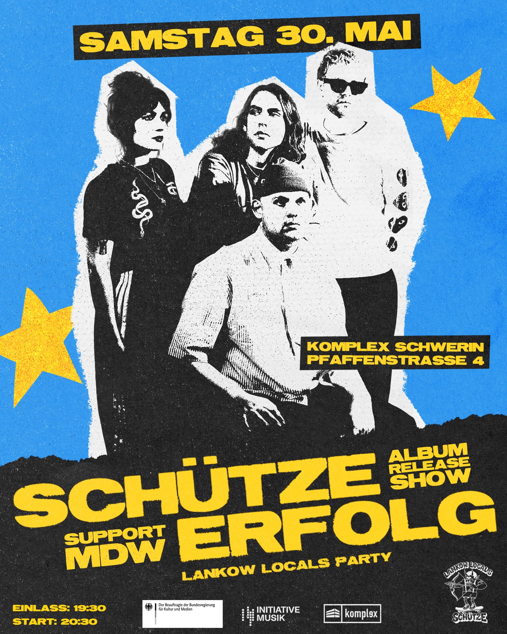 SCHÜTZE // Album Release Show / Lankow Locals Party