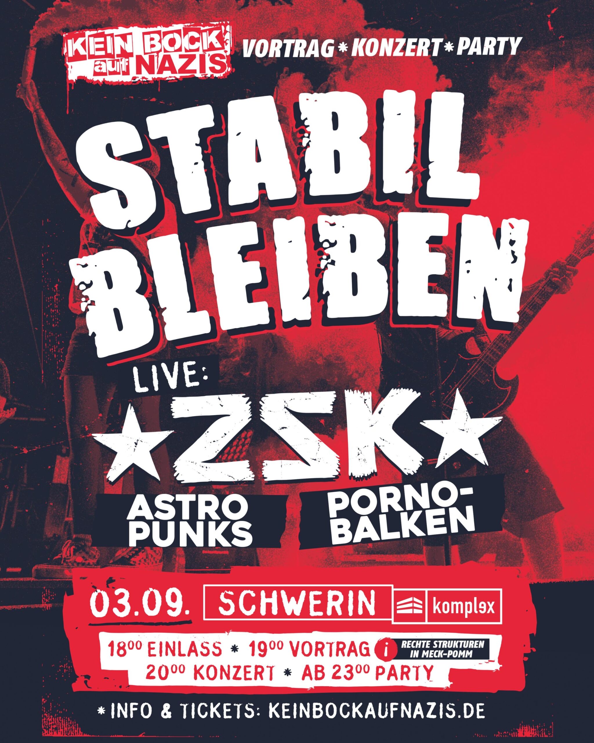 Stabil bleiben // ZSK / Astropunks / Pornobalken