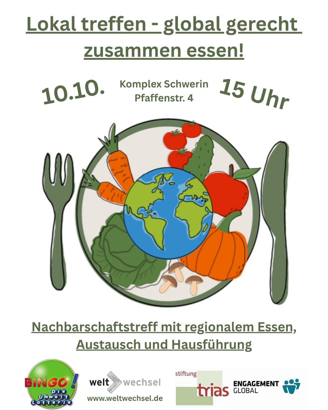 Lokal treffen – global gerecht zusammen essen 🌿🍽️
